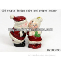 Christmas salt and pepper shaker set - ceramic